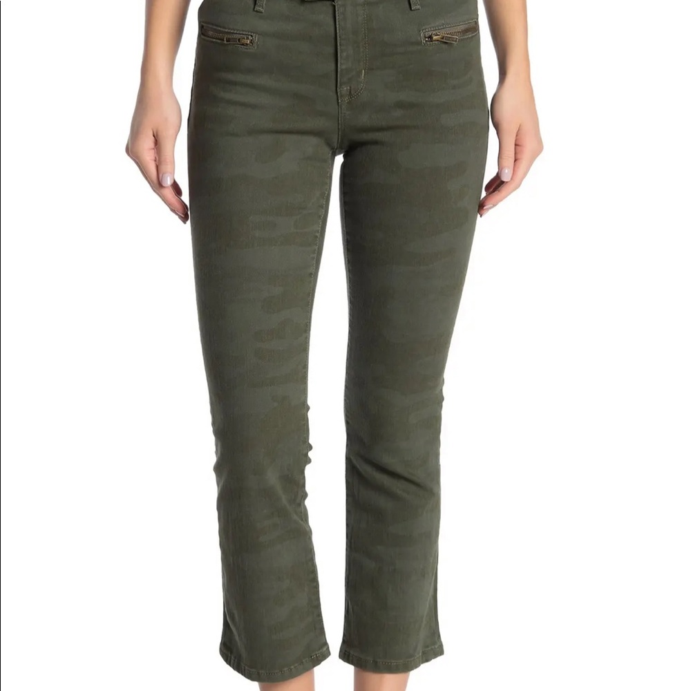 Sanctuary Connector Kick Crop Camo Denim 26/2